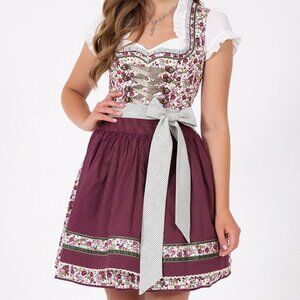 Authentic Oktoberfest Tracht 3 Piece Dirndl Set